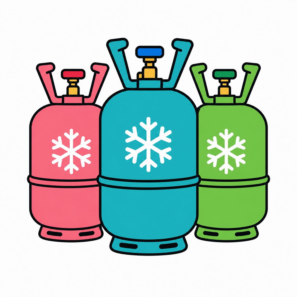 Recarga de gas refrigerantes